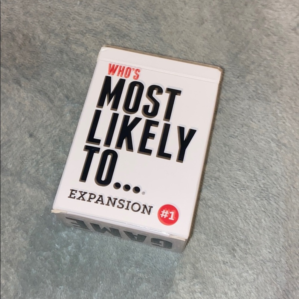 who’s most likely to... game
